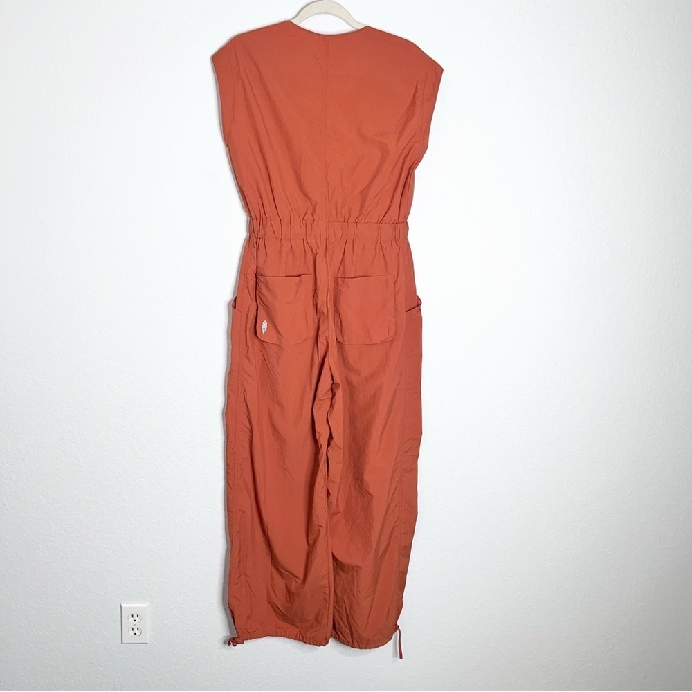 FP Movement by Free People Rust Orange Utility Jumpsuit - Picture 5 of 7